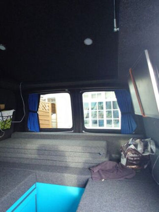 For Vauxhall Vivaro Premium 1 x Barndoor Window Curtains Van-X