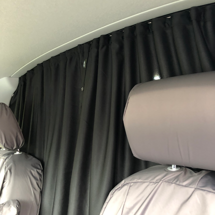 For VW T6,T6.1 Transporter Cab Divider Curtain Kit with Rail Premium Quality - Van-X
