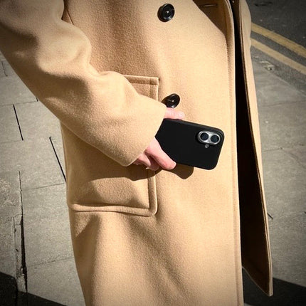 Black Liquid Silicone iPhone 17 Case - MagSafe Compatible | The Classic Case