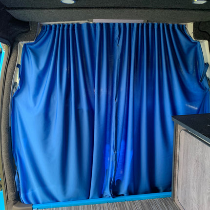 For VW T6,T6.1 Transporter Cab Divider Curtain Kit with Rail Premium Quality - Van-X