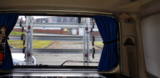 For Mercedes Vito MK2 Bare-Metal Interior Premium 1 x Tailgate Window Curtains Van-X
