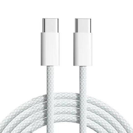 USB Type C to C Braided Colourful Charging Data Cable 1M 30W