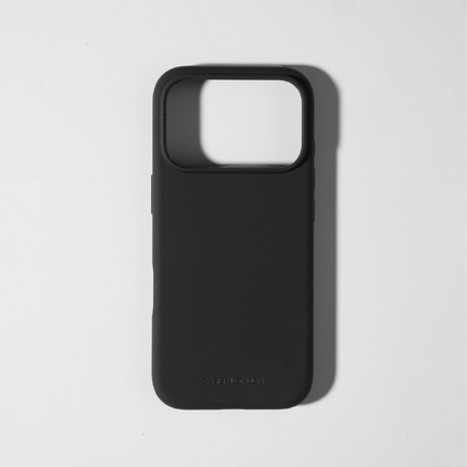 Black Liquid Silicone iPhone 17 Pro Case - MagSafe Compatible | The Classic Case