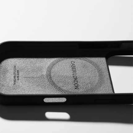 Black Liquid Silicone iPhone 17 Pro Max Case - MagSafe Compatible | The Classic Case