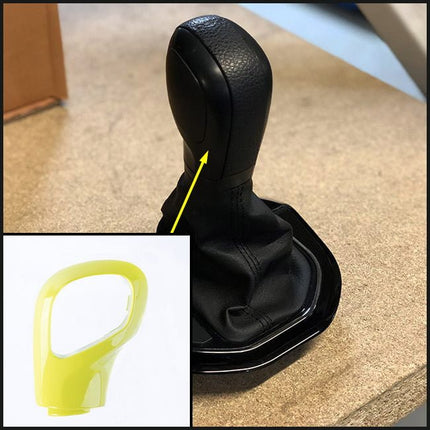 For VW T5.1 Transporter DSG Gear Knob Styling Caps – Yellow Painted Upgrade, Ready to Fit