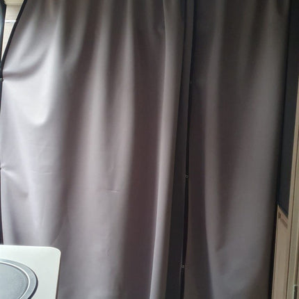 For MAN TGE / New Crafter Campervan & Motorhome Maxi-Cab Divider Curtain with Rail – Premium Privacy
