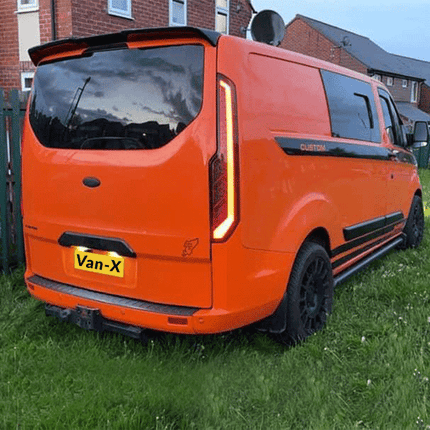 For Transit Custom MK1 LED Rear Lights Tail Lights – Sequential Indicators with Smoked Lenses