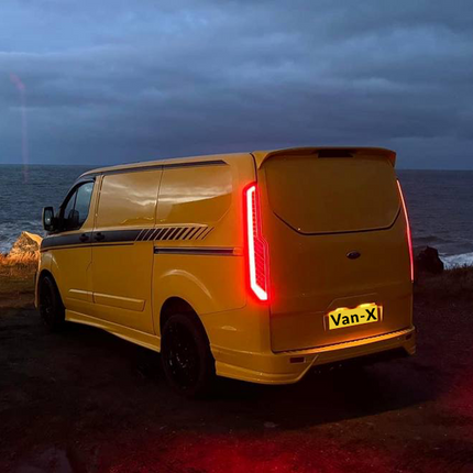 For Transit Custom MK2 LED Rear Lights Tail Lights – Sequential Indicators with Smoked Lenses