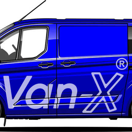 For Ford Transit MK6 Premium Window Curtains - Black/Grey - CREATE YOUR OWN BUNDLE! Van-X