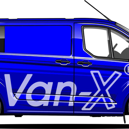 For Ford Transit MK7 Premium Window Curtains - Black/Grey - CREATE YOUR OWN BUNDLE! Van-X