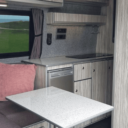 For Peugeot Boxer Premium Window Curtain - Black/Grey - Custom Bundle Option | Van-X