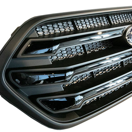 For Ford Transit Custom Front Grille – OEM Style, New Shape, Matte Black Base – Pre-Painted & Ready to Install