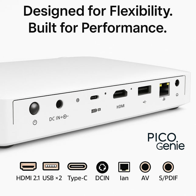 Pico Genie M550 Plus 4.0 1080p Smart Projector (650 lms Full HD Ultra Portable)