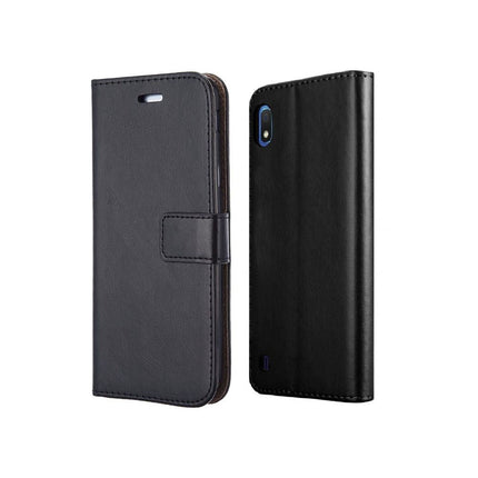 Samsung Galaxy A10s Book Flip Case Leather Wallet