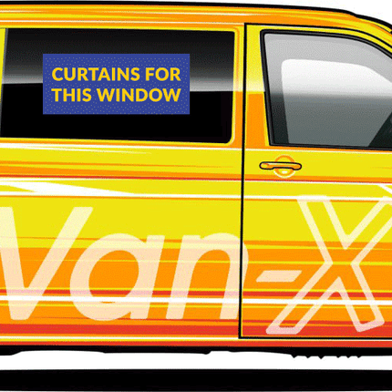 For VW T5 Window Curtains Eco-Line - Grey | Van-X