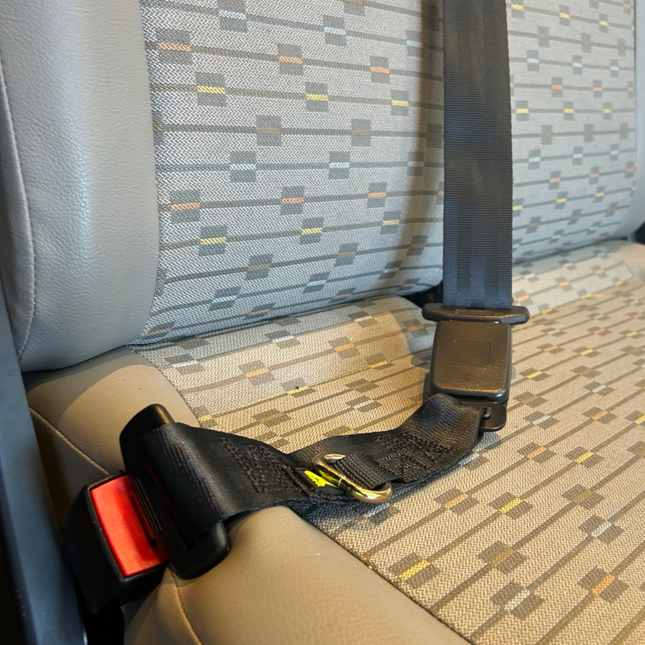 For Ford Transit Custom Captain Seat Belt Extension – Passenger Single & Double Seats | Van-X