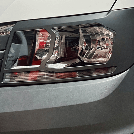 For MAN TGE Headlight Guards – Hammerite Ultimate Matte Black – Premium Protection | Van-X