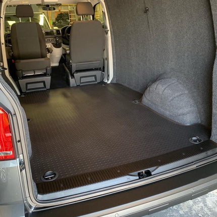 For VW T5/T5.1 Transporter V2 Rear Tailgate Threshold Cover Full Length Plastic | Van-X