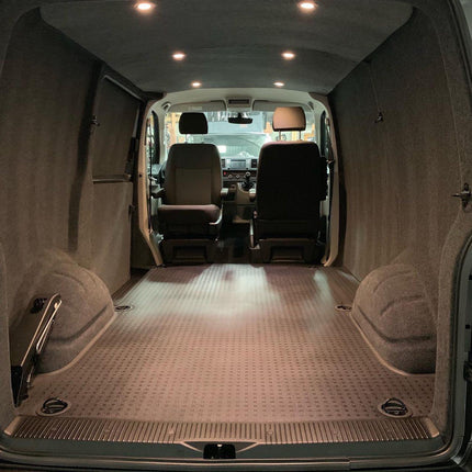 For VW T6 Transporter V2 Rear Tailgate Threshold Cover Plastic Full Length | Van-X
