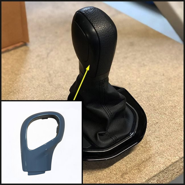 For VW T5.1 Transporter DSG Gear Knob Styling Caps – Grey Painted Upgrade, Ready to Fit