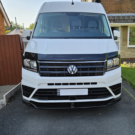 For MAN TGE Headlight Guards – Gloss Black – Premium Protection | Van-X