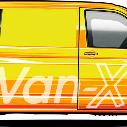 For VW Caddy Window Curtains Eco-Line - Black | Van-X