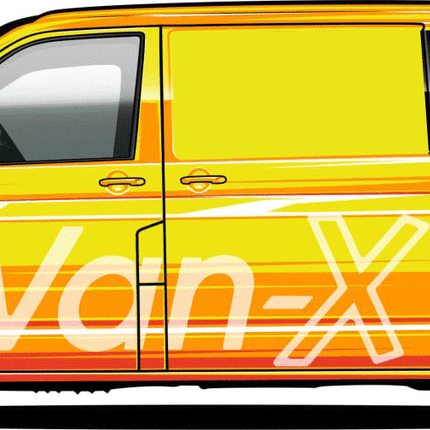 For VW Caddy Window Curtains Eco-Line - Black | Van-X
