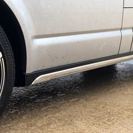 For VW T6 SWB Side Skirts Deep Black Plastic Painted and Ready to Fit (B-Grade)