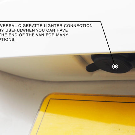 For VW T6 Barn Door Rear Number Plate Unit Modified Version - Primer
