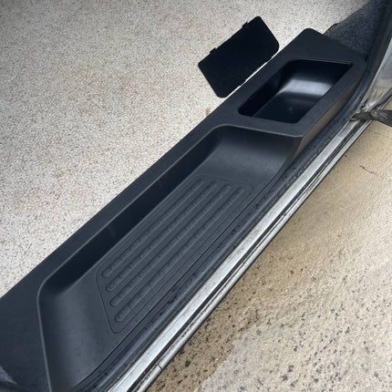 For VW T6.1 Transporter Side Loading Door Step V3 17mm Extra Deep with Storage Compartment
