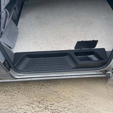 For VW T5, T5.1 Transporter Side Loading Door Step V3 17mm Extra Deep with Storage Compartment
