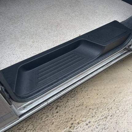For VW T6.1 Transporter Side Loading Door Step V3 17mm Extra Deep with Storage Compartment