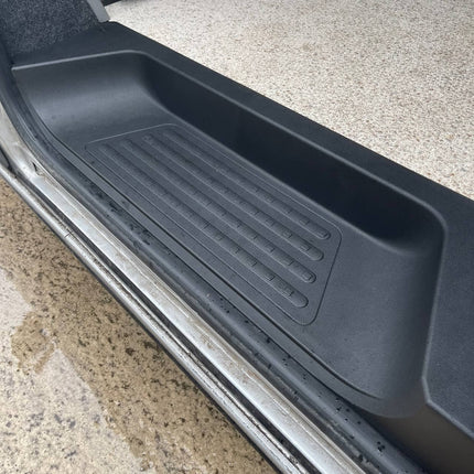 For VW T6.1 Transporter Side Loading Door Step V3 17mm Extra Deep with Storage Compartment