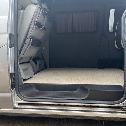For VW T5, T5.1 Transporter Side Loading Door Step V3 17mm Extra Deep with Storage Compartment