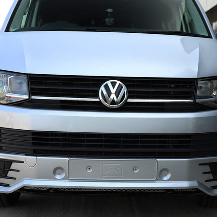 For VW T5.1 Transporter Front Sportline Spoiler and Splitter – T5-X Styling, Painted & Ready to Fit