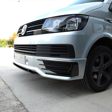 For VW T6 Transporter Front Sportline Spoiler and Splitter –  Painted & Ready to Fit | Front End Upgrade