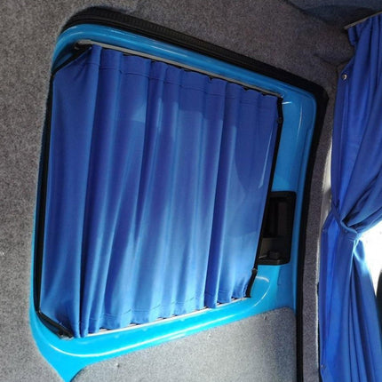 For Fiat Scudo Premium Window Curtains - Black/Blue - CREATE YOUR OWN BUNDLE! | Van-X
