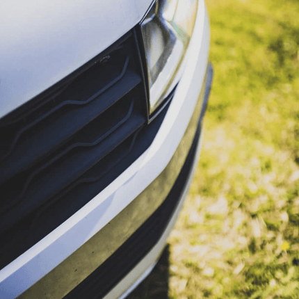 For VW T6 Front R-Line Badgeless Grille - Matte Black