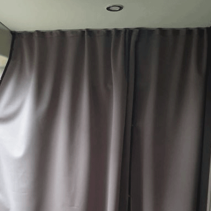 For MAN TGE / New Crafter Campervan & Motorhome Maxi-Cab Divider Curtain with Rail – Premium Privacy