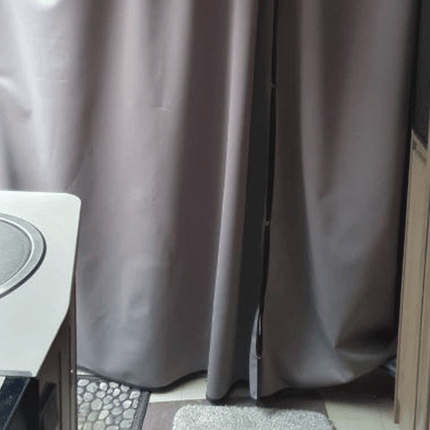 For Vauxhall Movano Campervan & Motorhome Maxi-Cab Divider Curtain with Rail – Premium Privacy