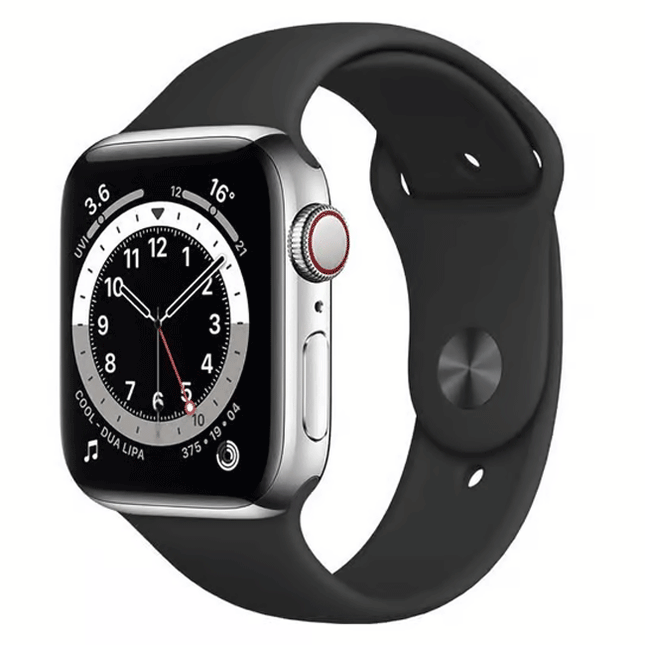 Refurbished Apple Watch Series 6 44mm Cellular Stainless Steel | Unlocked