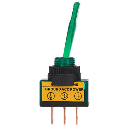 Maplin SPST Illuminated Toggle Switch - Green