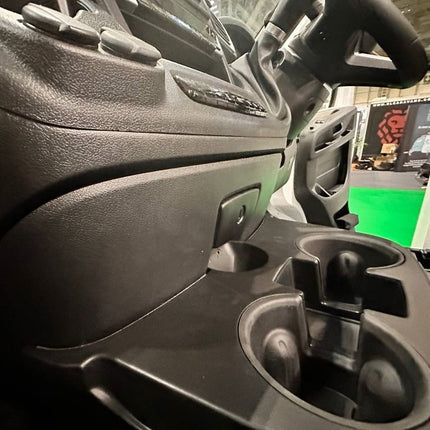 For Peugeot Boxer Black Cupholder Console - Stylish and Practical Upgrade