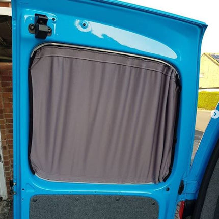 For VW Caddy Premium 1 x Barndoor Window Curtains Van-X