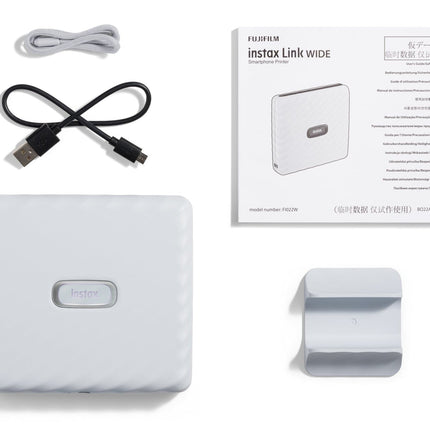 Fujifilm Instax Link Wide Printer - Ash White