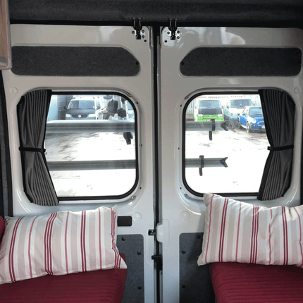 For Toyota PROACE Premium 1 x Barn door Window Curtain Van-X