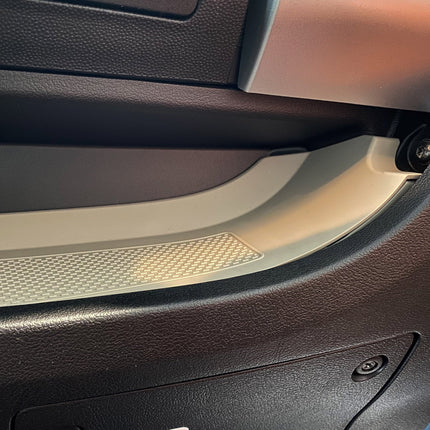 For Citroen Relay Motorhome Lower Dashboard Rubber Inserts/Mats - Light Grey RHD