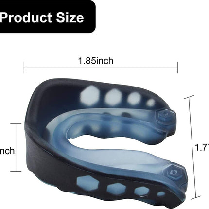 Football Mouth Guard Adult Youth Sports Mouthguard with Strap 4 Pack Multisport