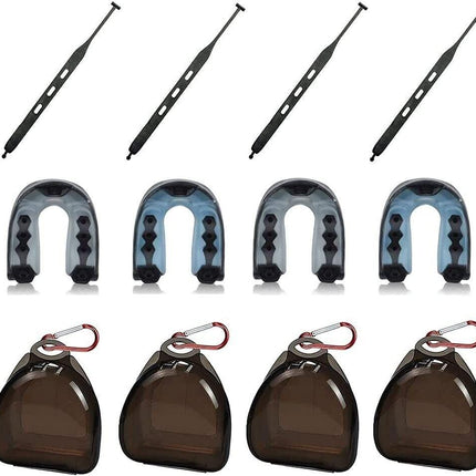 Football Mouth Guard Adult Youth Sports Mouthguard with Strap 4 Pack Multisport