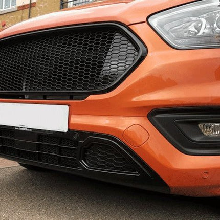 For Ford Transit Custom 2018-2023 Front Lower Grille – Honeycomb Sport Style, Painted & Ready to Fit